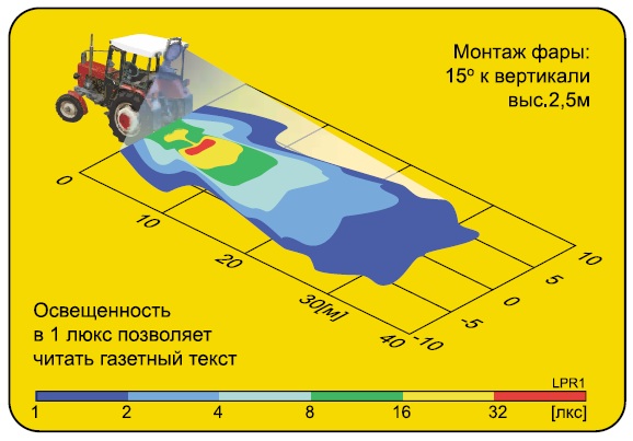 Фара рабочего света Wesem LPR1A.47002