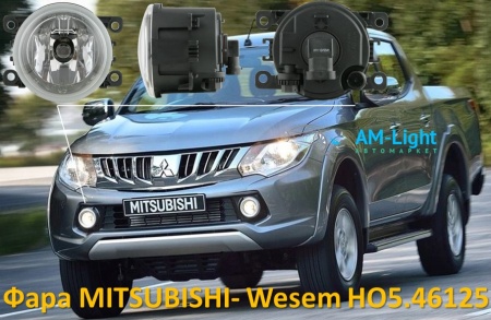 Противотуманная фара Форд Фокус 2, Фиеста, Фьюжион (Ford Focus, Fiesta, Fusion) Wesem HO5.46122, 1 ш