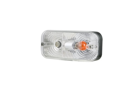 Фонарь передний Wesem LA5 ЛЕВЫЙ с лампами PY21W 12V / лампа R5W 12V/амортизатор