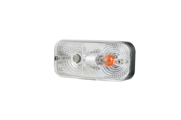 Фонарь передний Wesem LA5 ЛЕВЫЙ с лампами PY21W 12V / лампа R5W 12V/амортизатор