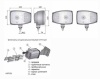 Фара ближнего дальнего света Wesem RGV1B.52410 правая/корпус/разъем Deutsch DT/кронштейн снизу