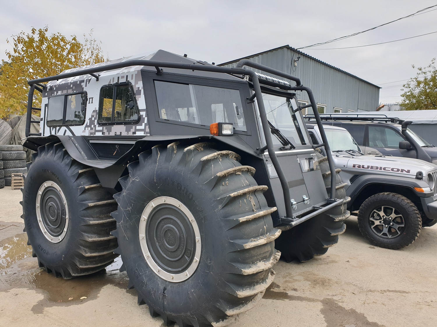 Фара Wesem REPR1.24207, правая, ближнего/дальнего света, с указателем поворота, 12В, с разъемом DT04-6P в корпусе.