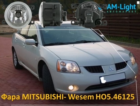 Противотуманная фара Форд Фокус 2, Фиеста, Фьюжион (Ford Focus, Fiesta, Fusion) Wesem HO5.46122, 1 ш